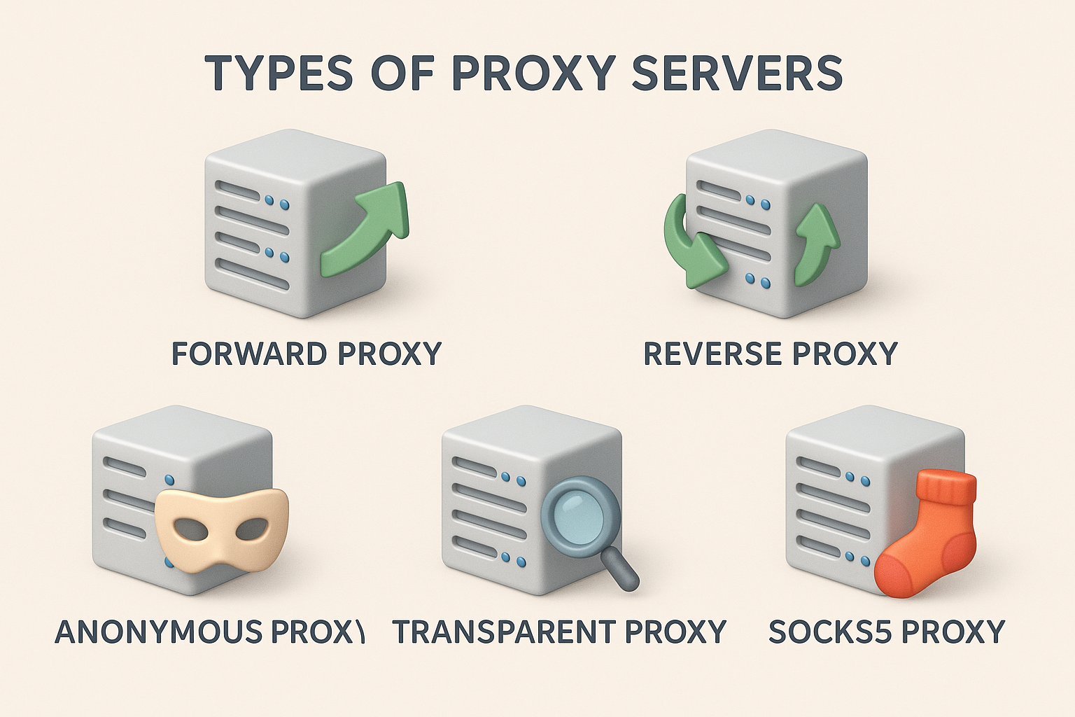 Proxy Server के प्रकार
