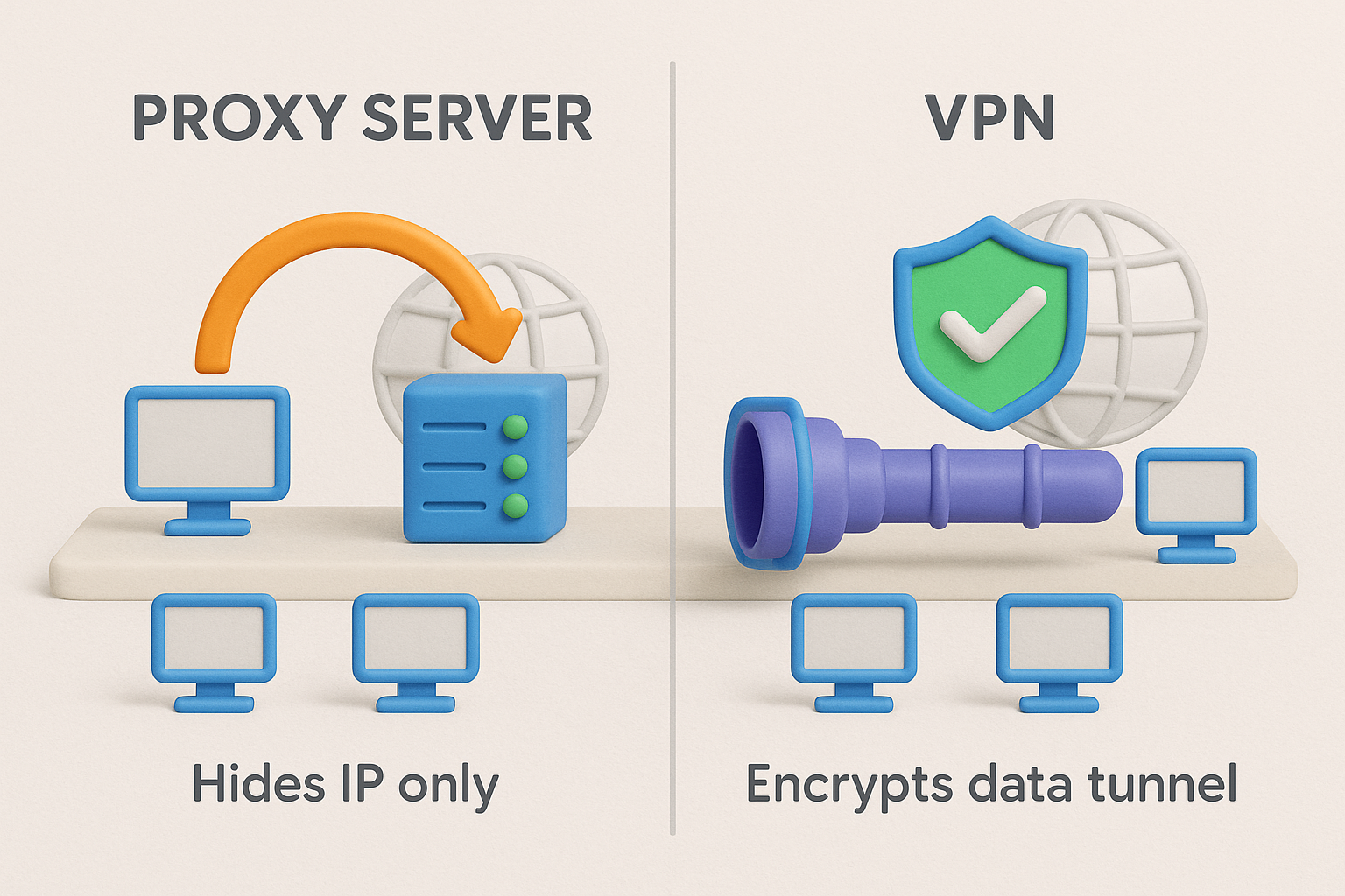 Proxy Server vs VPN