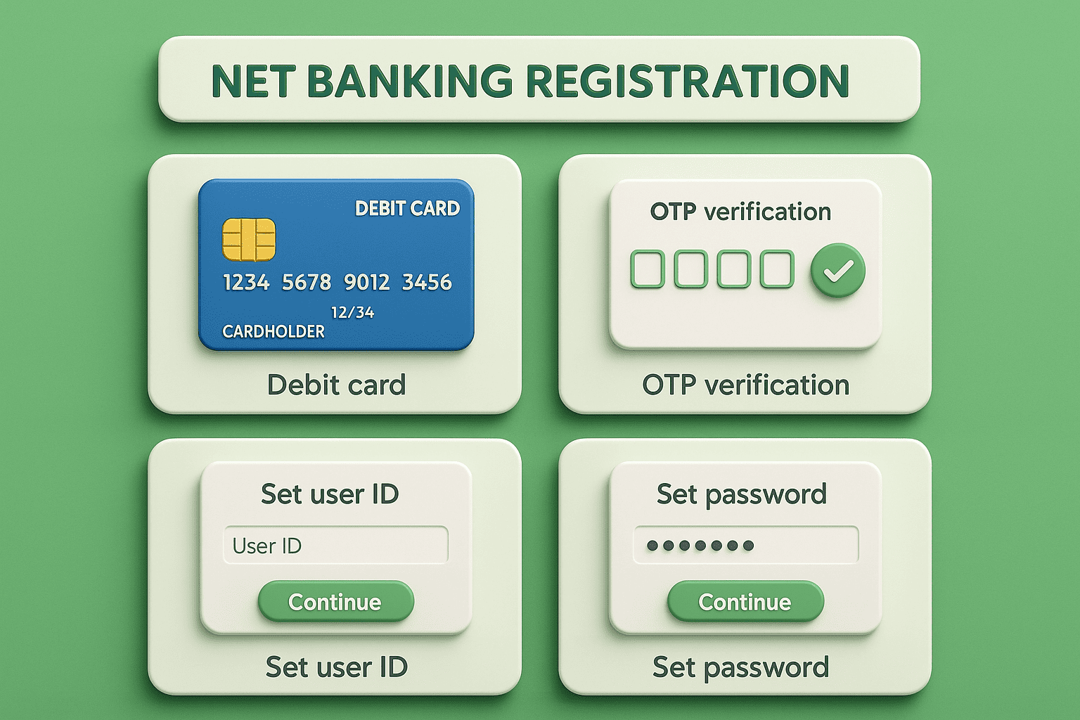 Net Banking Registration कैसे करें?