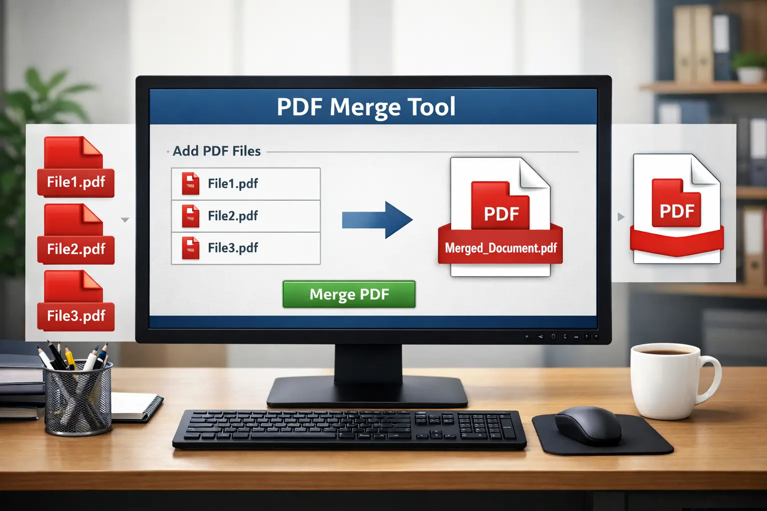 Computer / Laptop से PDF Merge कैसे करें