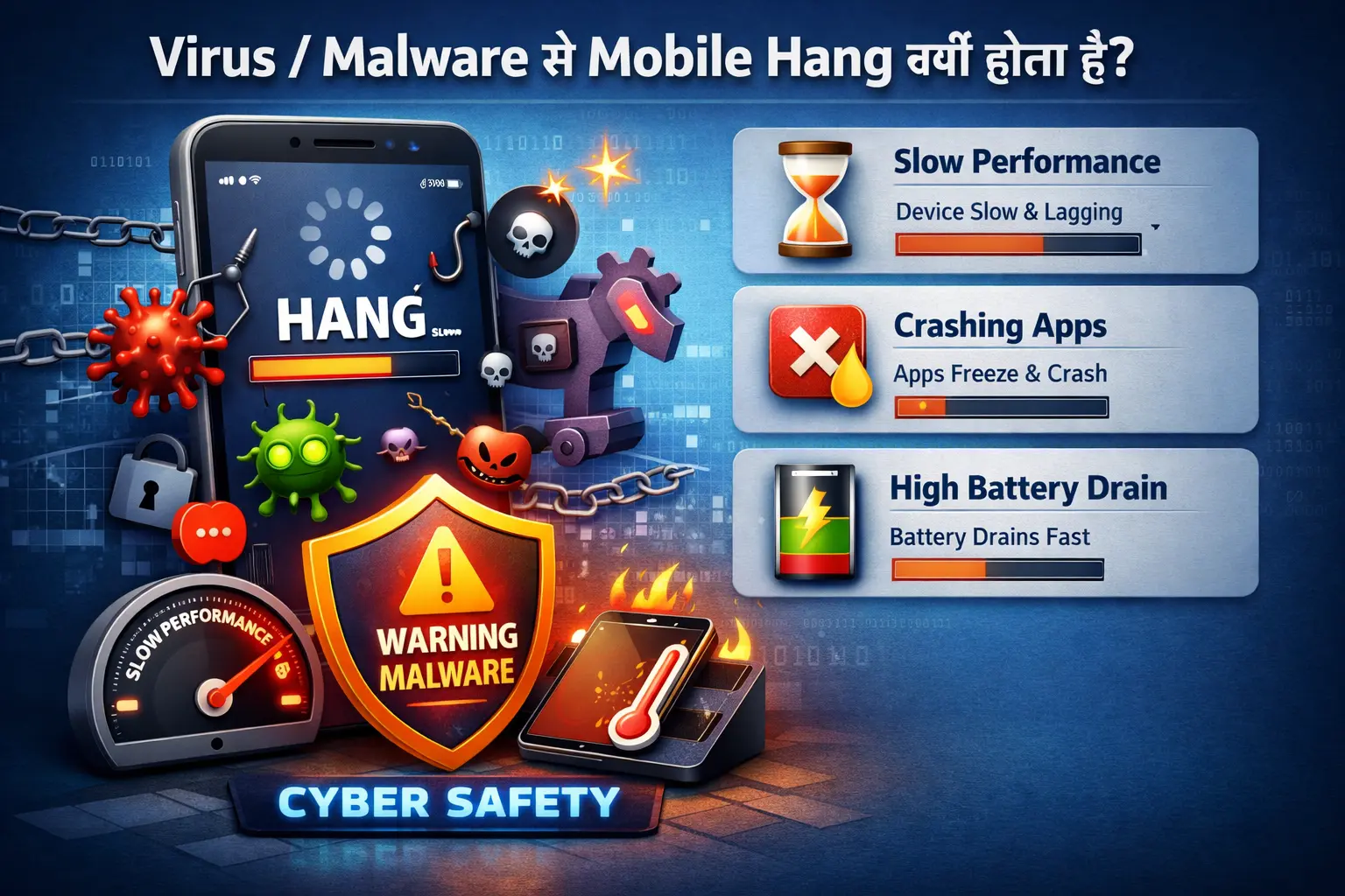 Virus / Malware से Mobile Slow क्यों होता है?