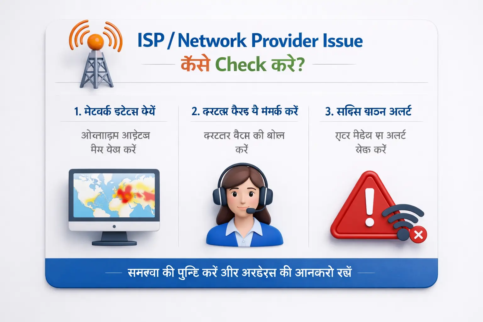 ISP / Network Provider Issue कैसे Check करें?