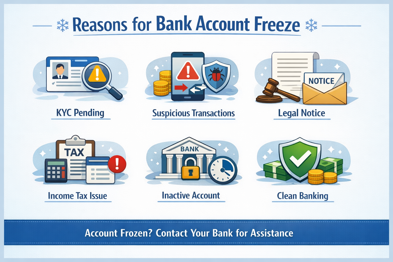 Bank Account Freeze क्यों होता है