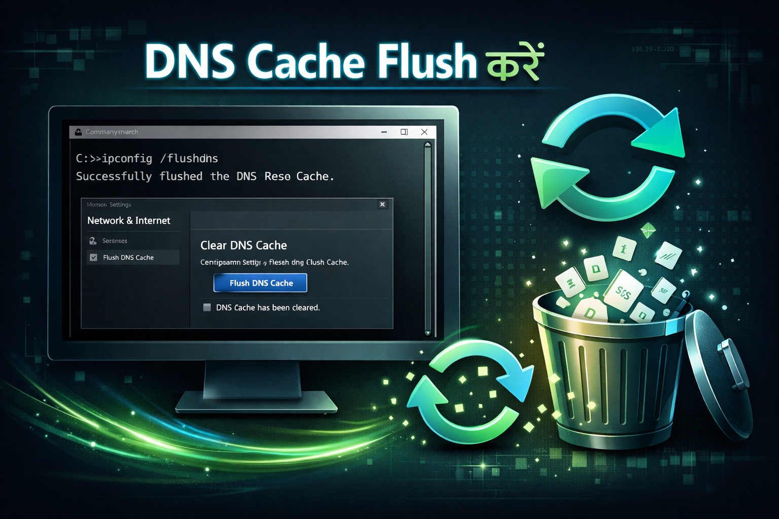 DNS Cache Flush करें