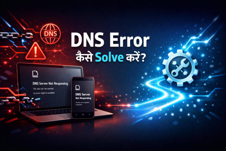 DNS Error कैसे Solve करें