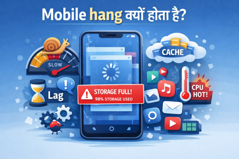 mobile hang kyon hota hai