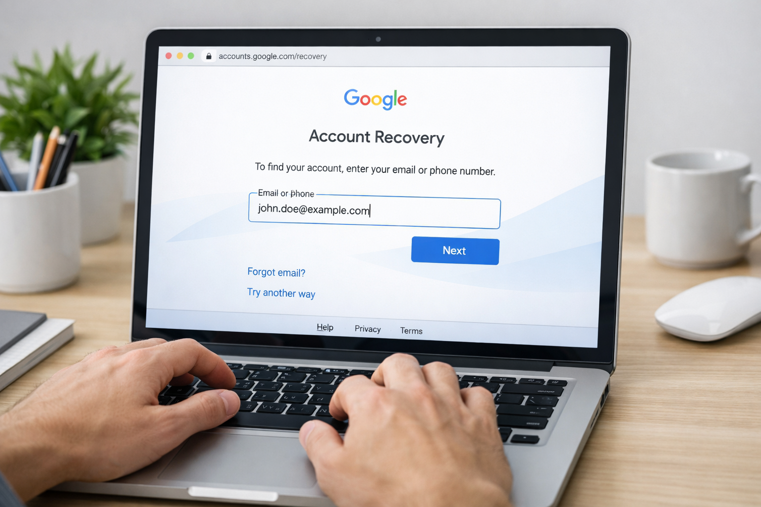 Account Recovery Page से Gmail Login Fix कैसे करें