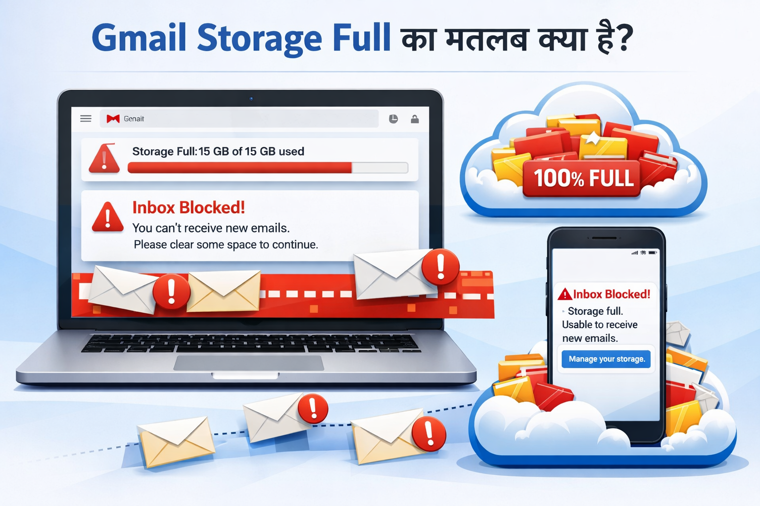 Gmail Storage Full का मतलब क्या है