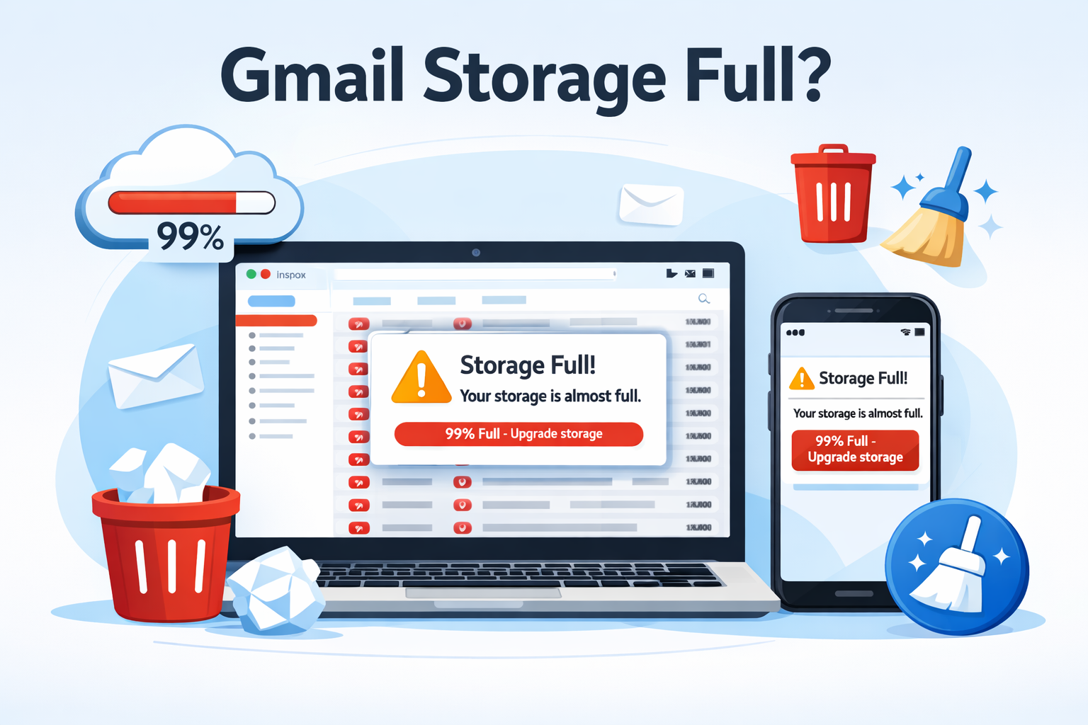 Gmail Storage Full