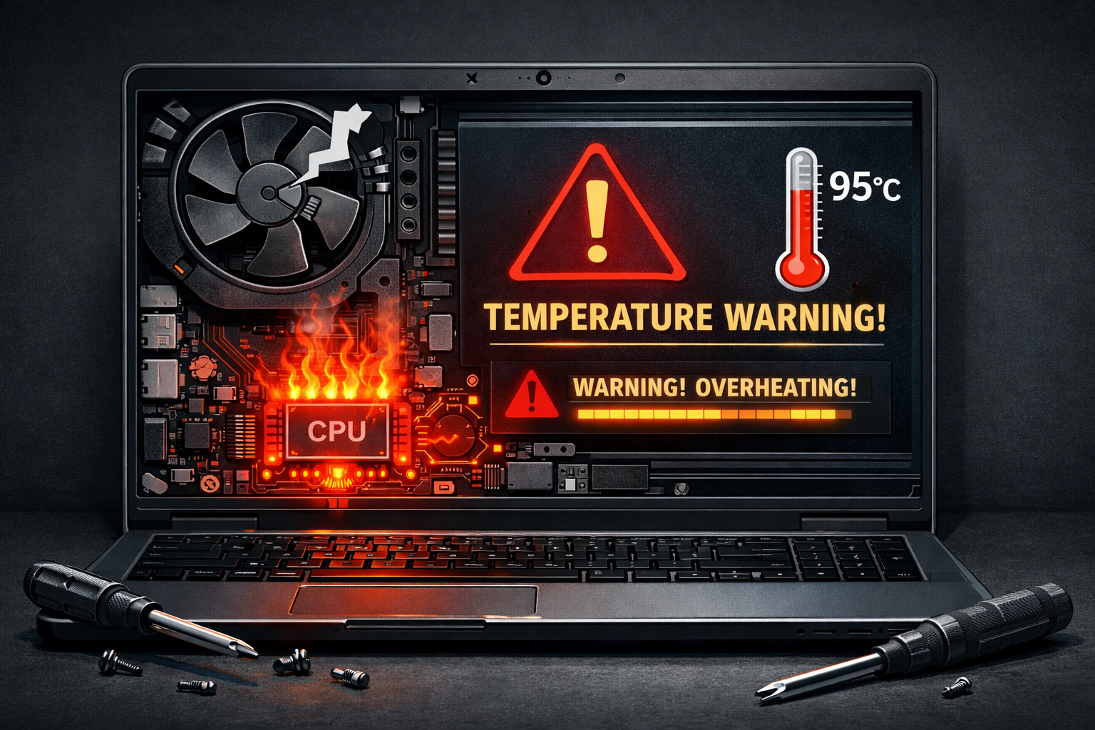 Laptop Fan Properly काम न करना
