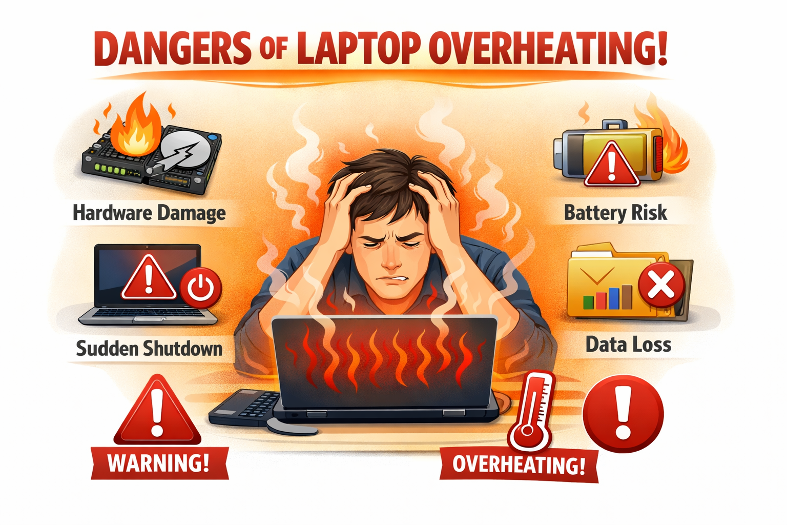 Laptop Overheating क्यों Dangerous है