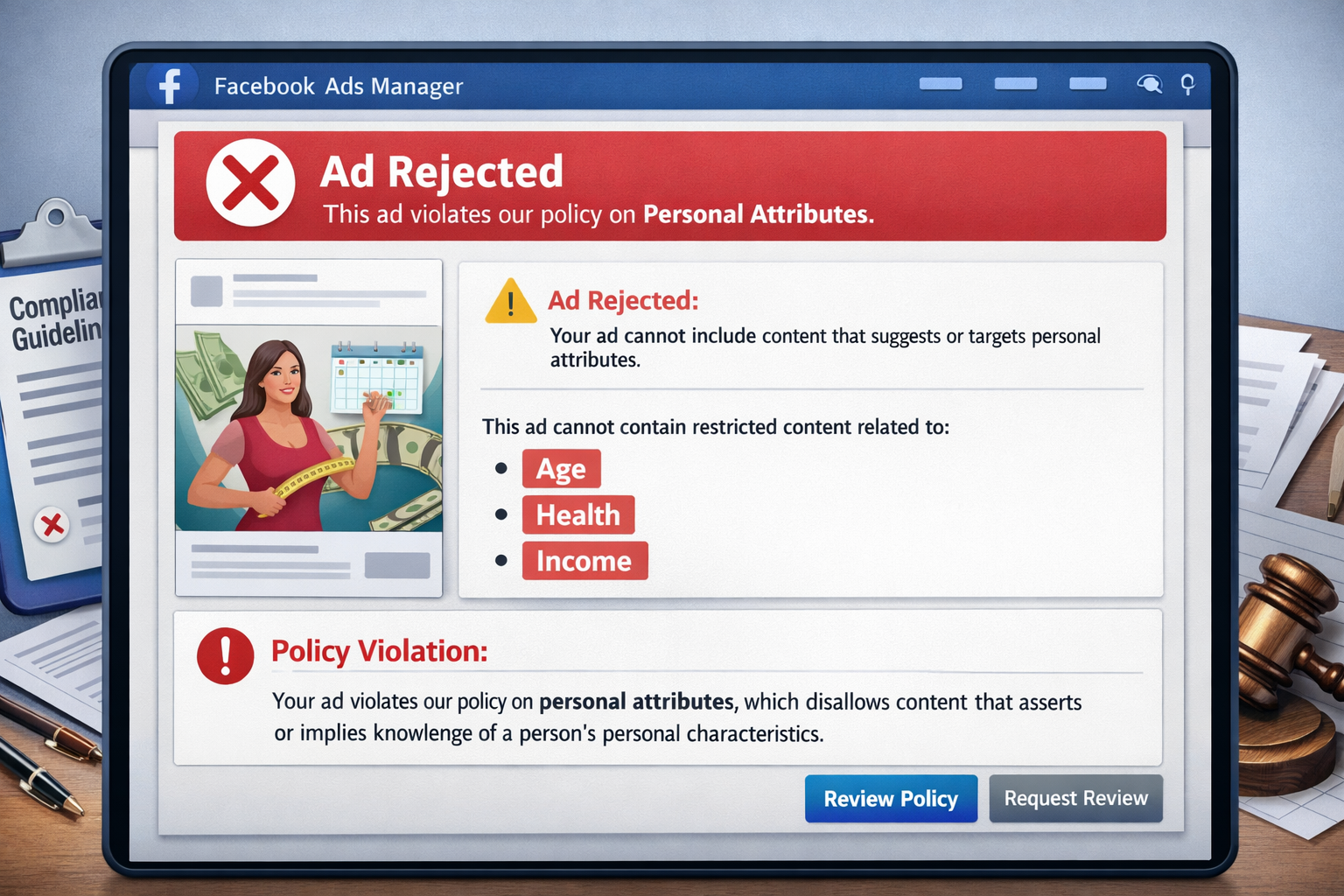 Personal Attributes Claim – Facebook Ads Reject होने का सबसे बड़ा Reason