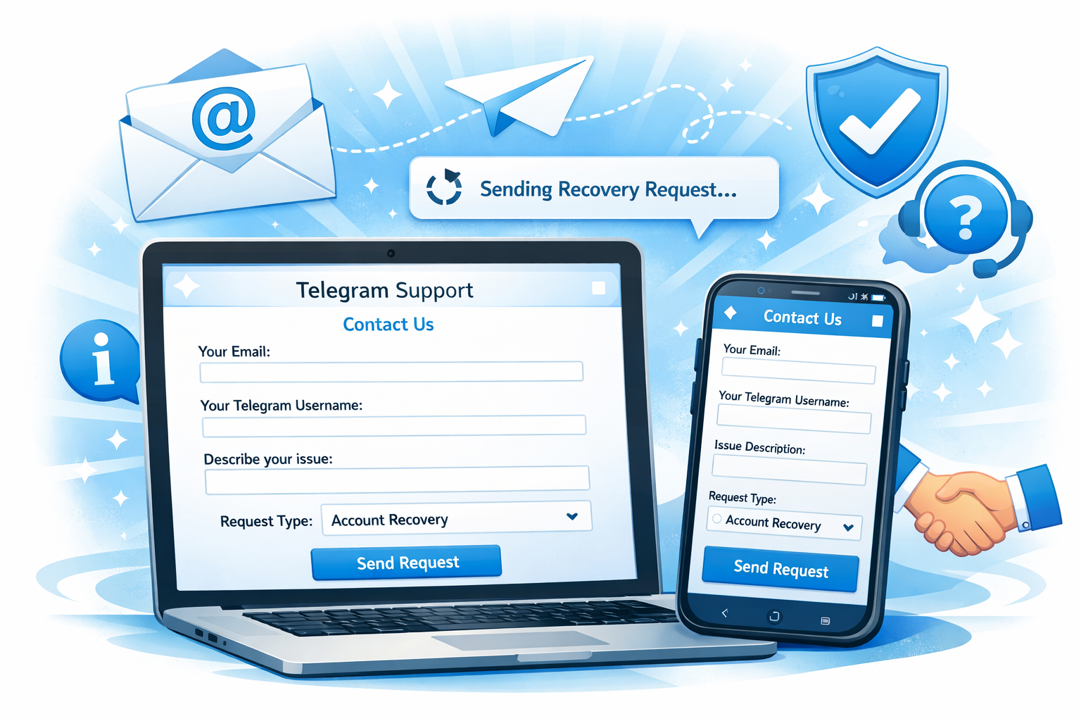 Telegram Support से Channel Recovery Request कैसे भेजें