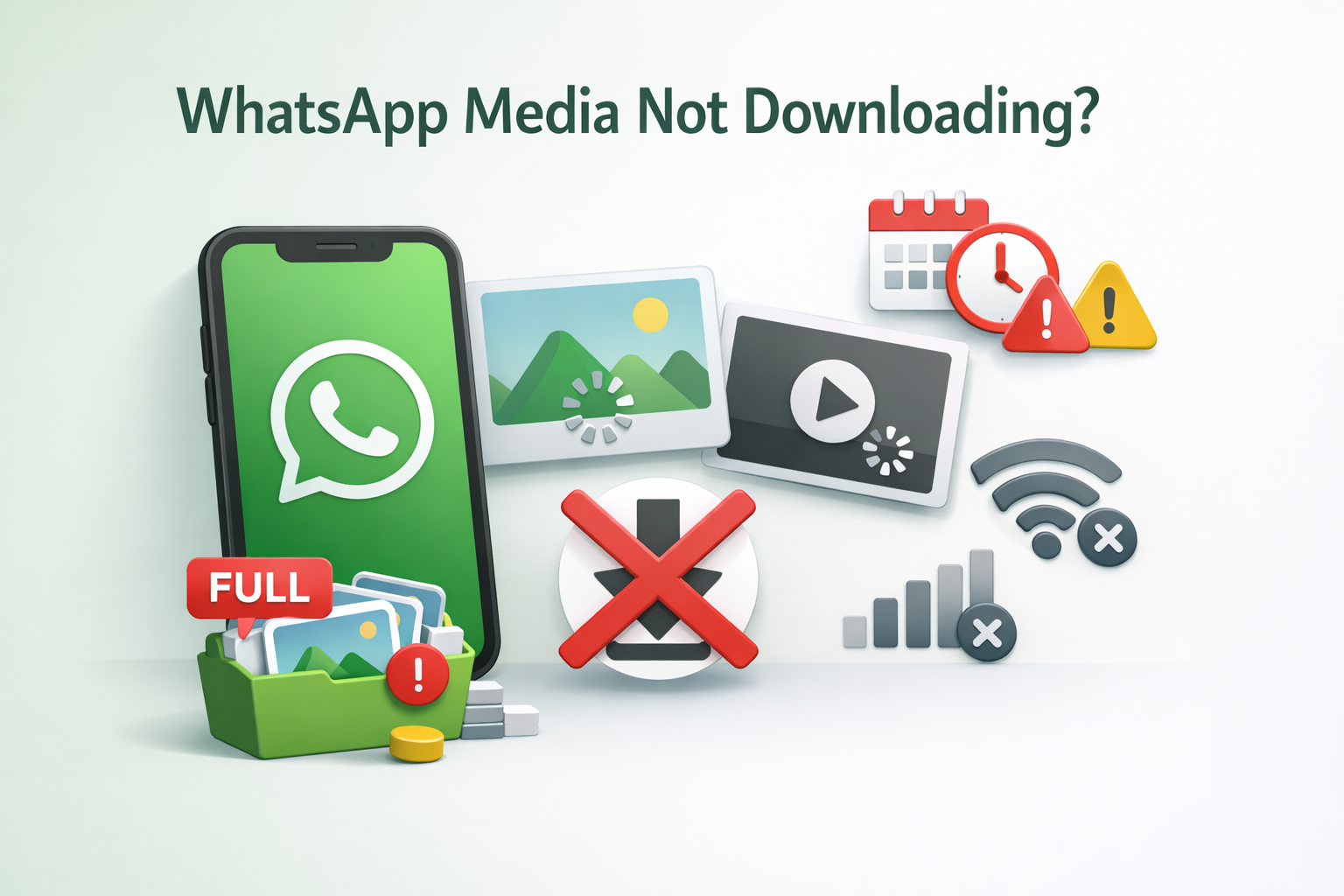 WhatsApp Media Download Error
