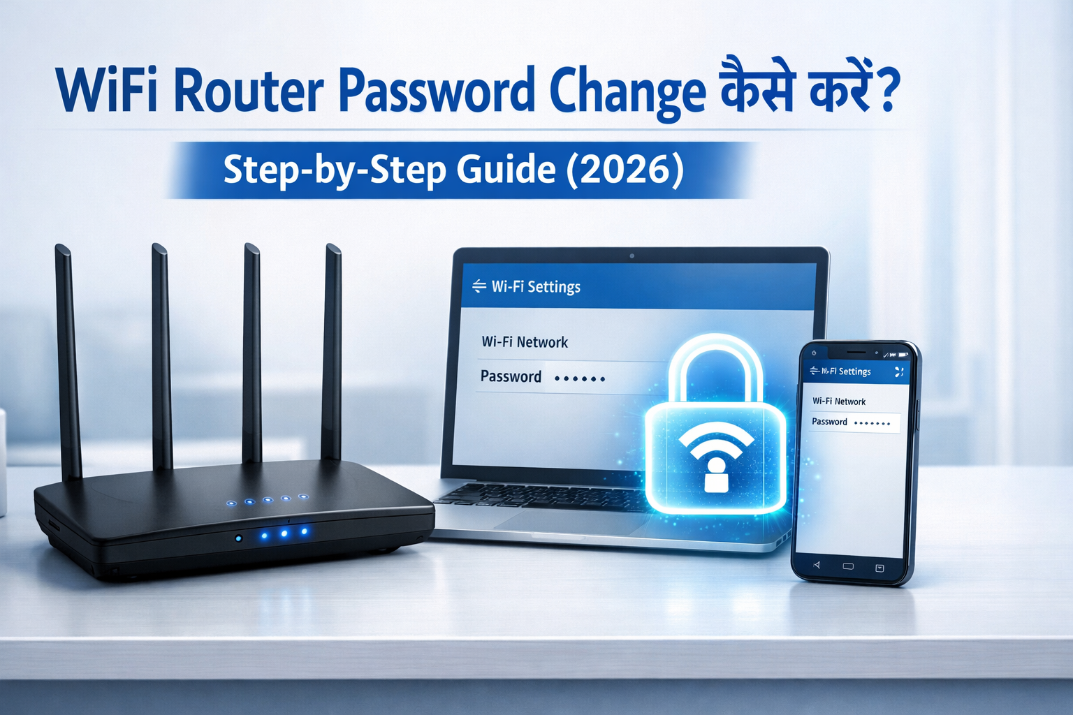 WiFi Router Password Change कैसे करें