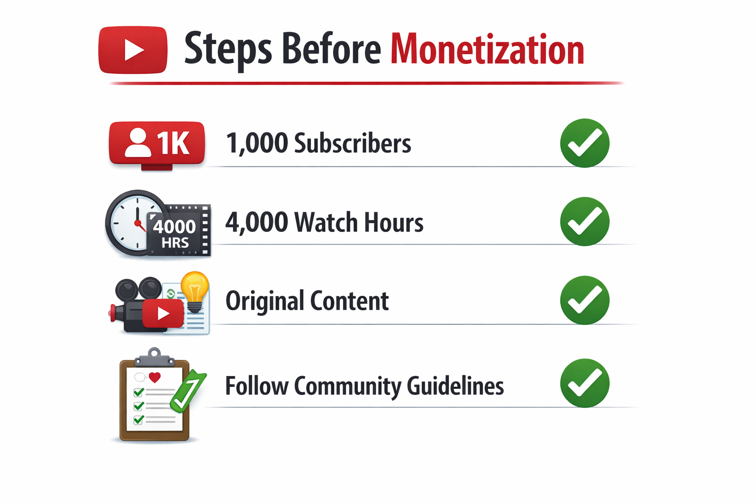 YouTube Channel Monetize करने से पहले क्या करें