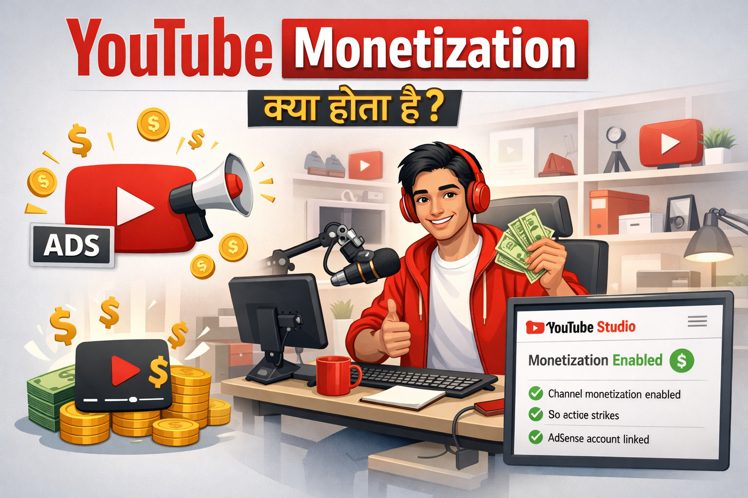 YouTube Monetization क्या होता है