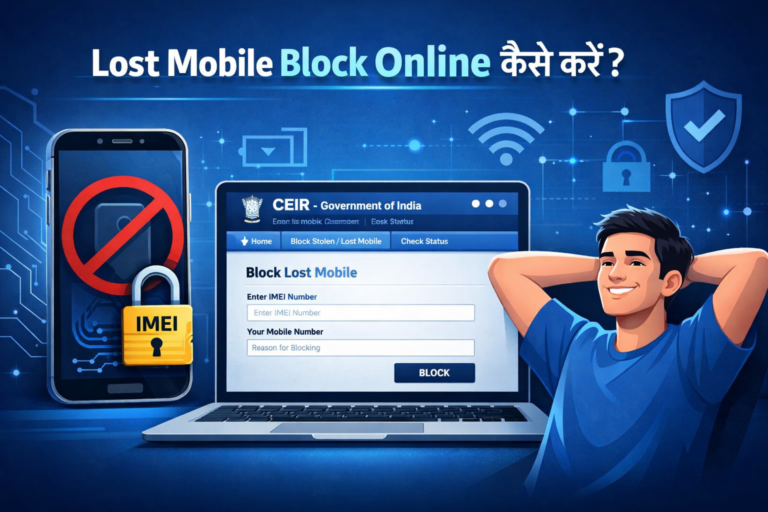 Lost Mobile Block Online कैसे करें
