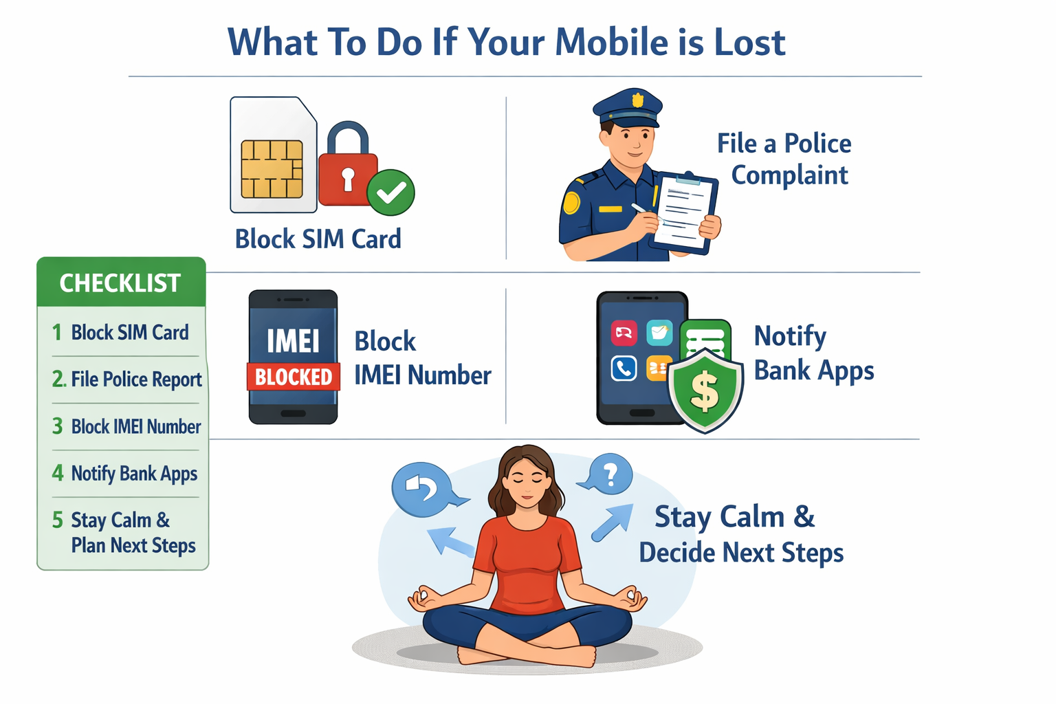 Mobile Lost होने पर सबसे पहले क्या करें