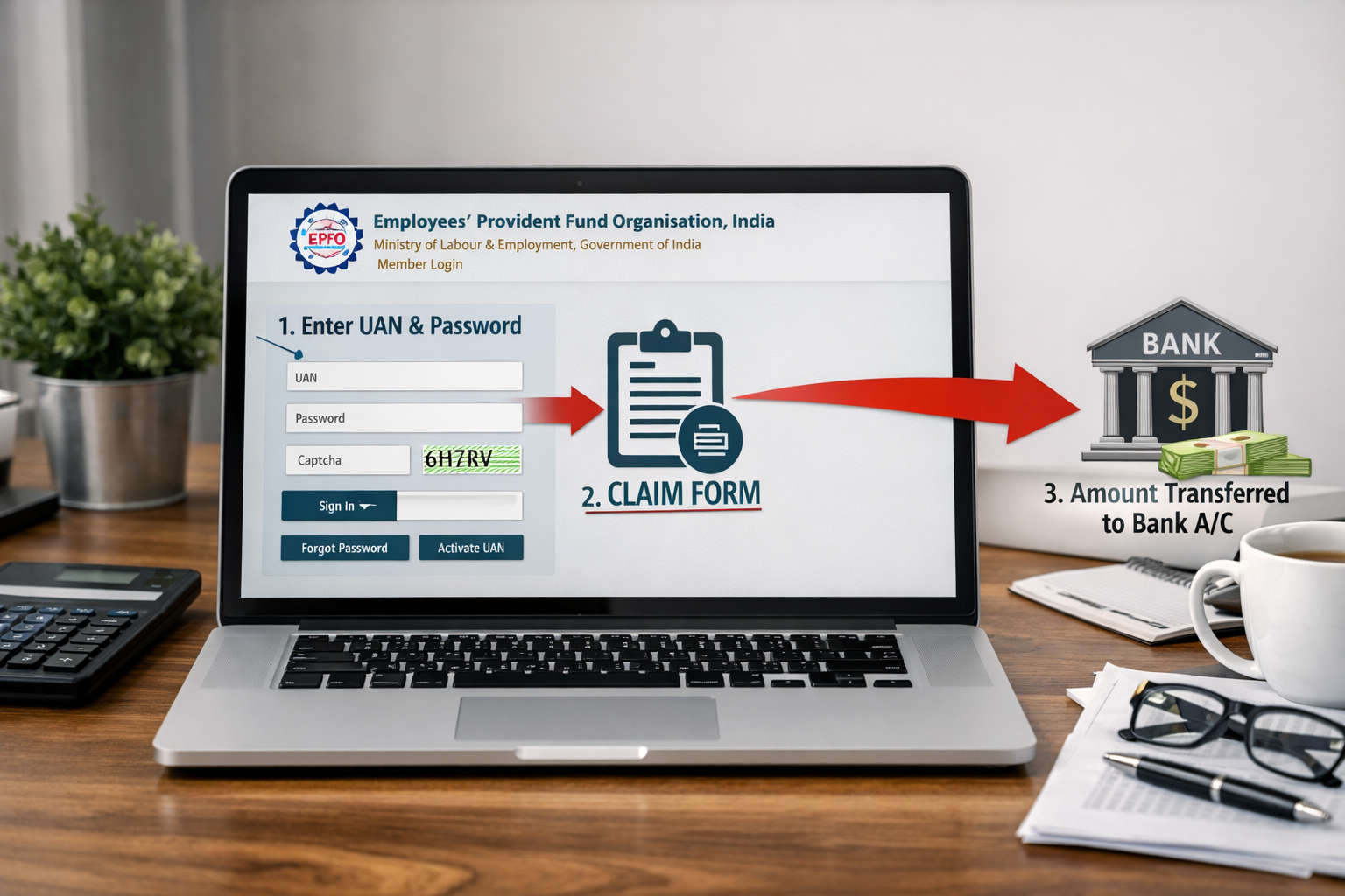 PF Withdrawal Online कैसे करें (Step-by-Step Process)