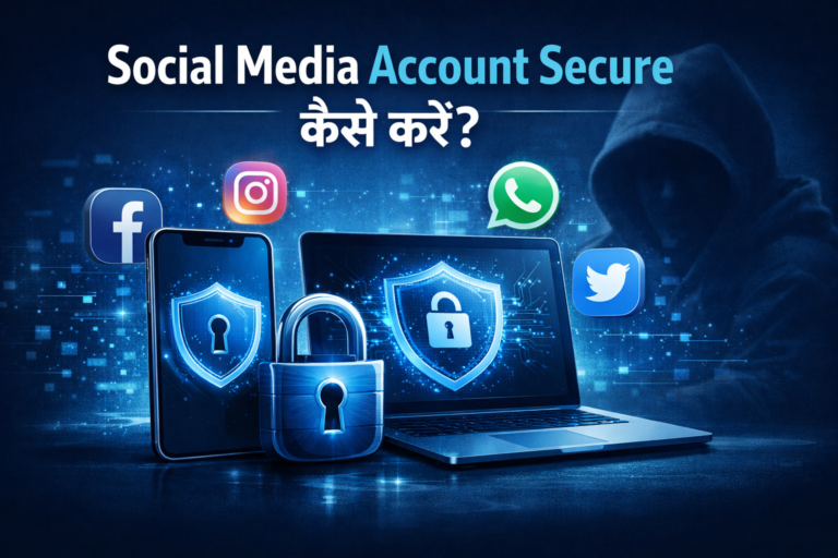 Social Media Account Secure कैसे करें