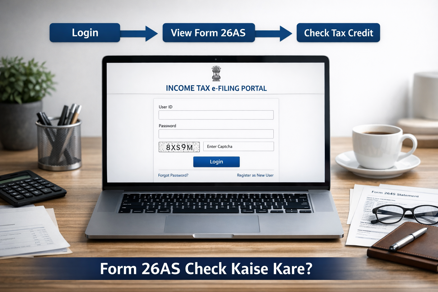Form 26AS कैसे Check करें? (Step-by-Step Process)